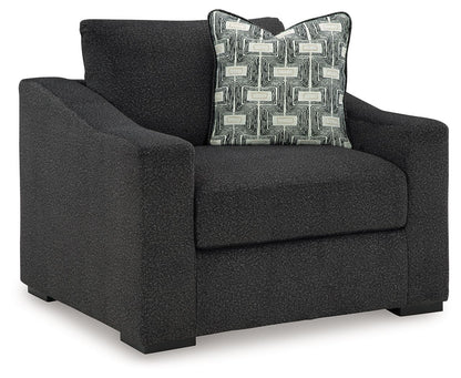 Wryenlynn - Onyx - Chair And A Half - Hornell Furniture Outlet