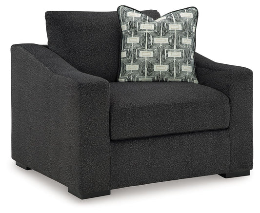 Wryenlynn - Onyx - Chair And A Half - Hornell Furniture Outlet