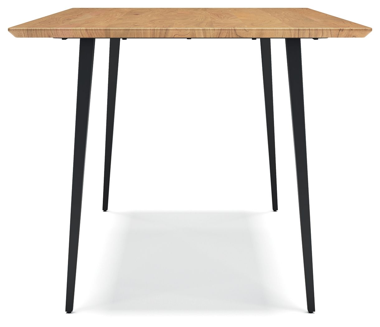 Gretlynn - Black / Natural - Rectangular Dining Room Table - Hornell Furniture Outlet