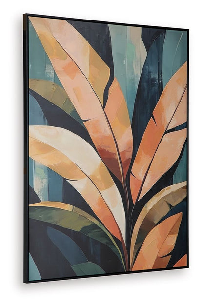 Laurelie - Multi - Wall Art - Hornell Furniture Outlet