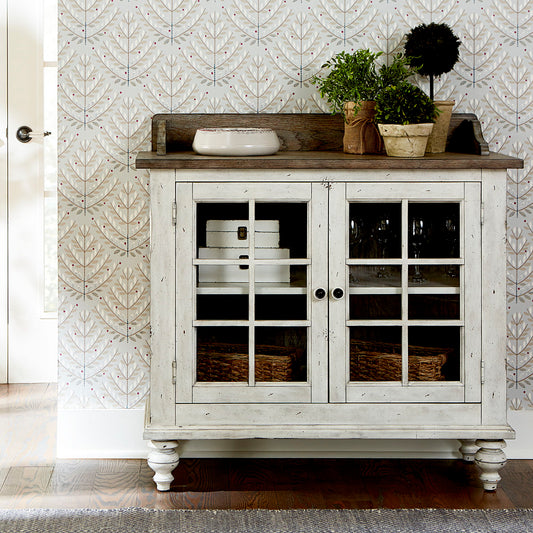 Whitney - Server - White - Hornell Furniture Outlet