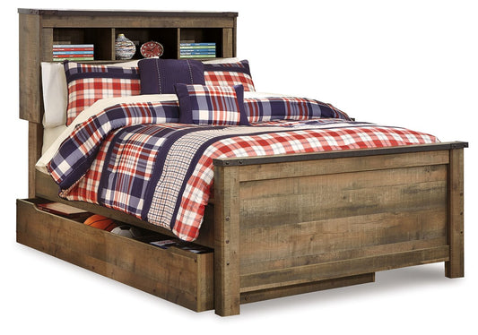 Trinell - Bookcase Storage Bed - Hornell Furniture Outlet