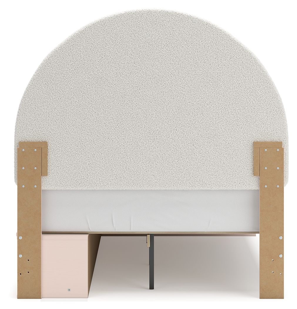 Wistenpine - Upholstered Panel Bed With Storage - Hornell Furniture Outlet