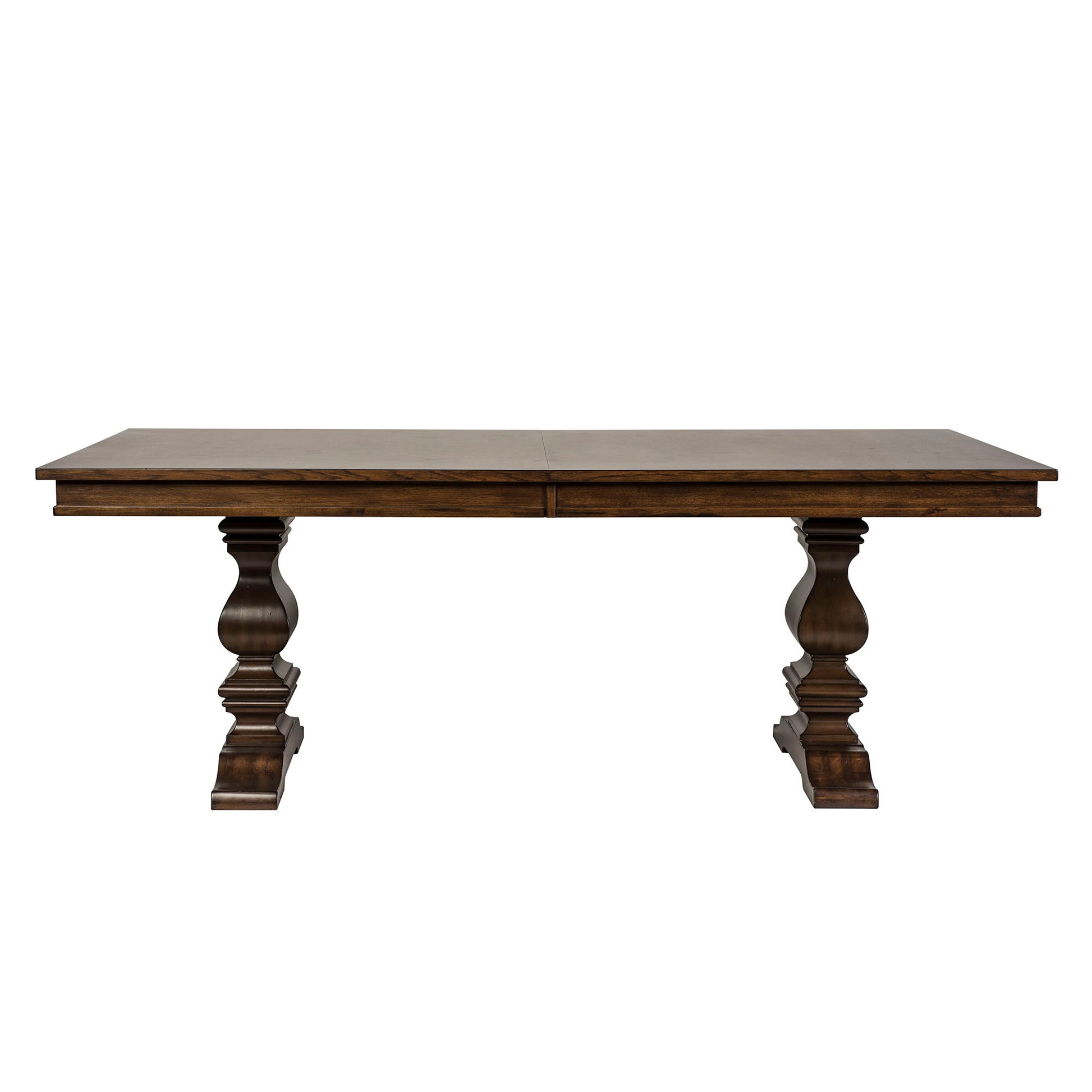 Armand - Trestle Table - Dark Brown - Hornell Furniture Outlet