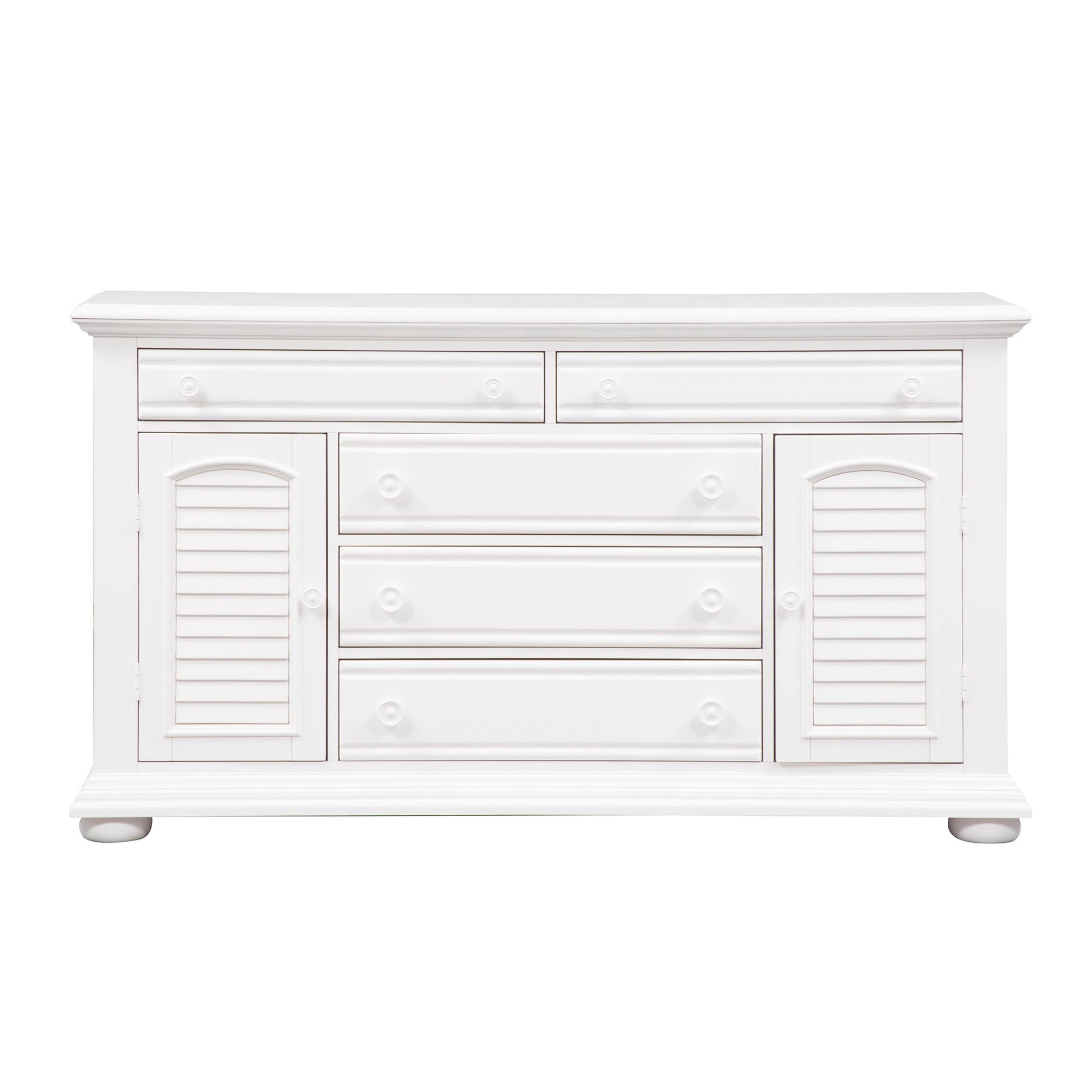 Summer House - 2 Door 5 Drawer Dresser - White - Hornell Furniture Outlet
