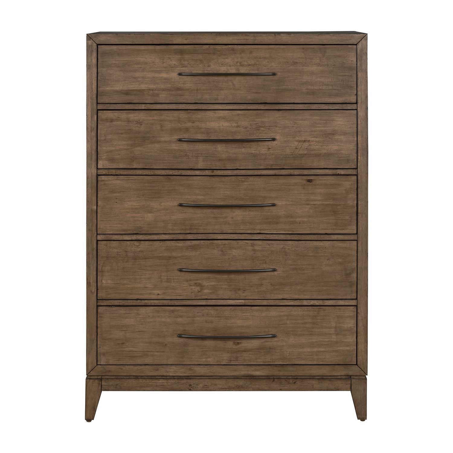 Shaker Lakes - 5 Drawer Chest - Brown - Hornell Furniture Outlet