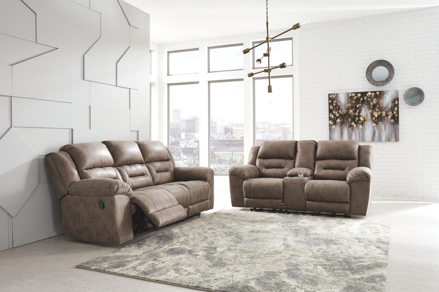 Stoneland - Reclining Sofa - Hornell Furniture Outlet