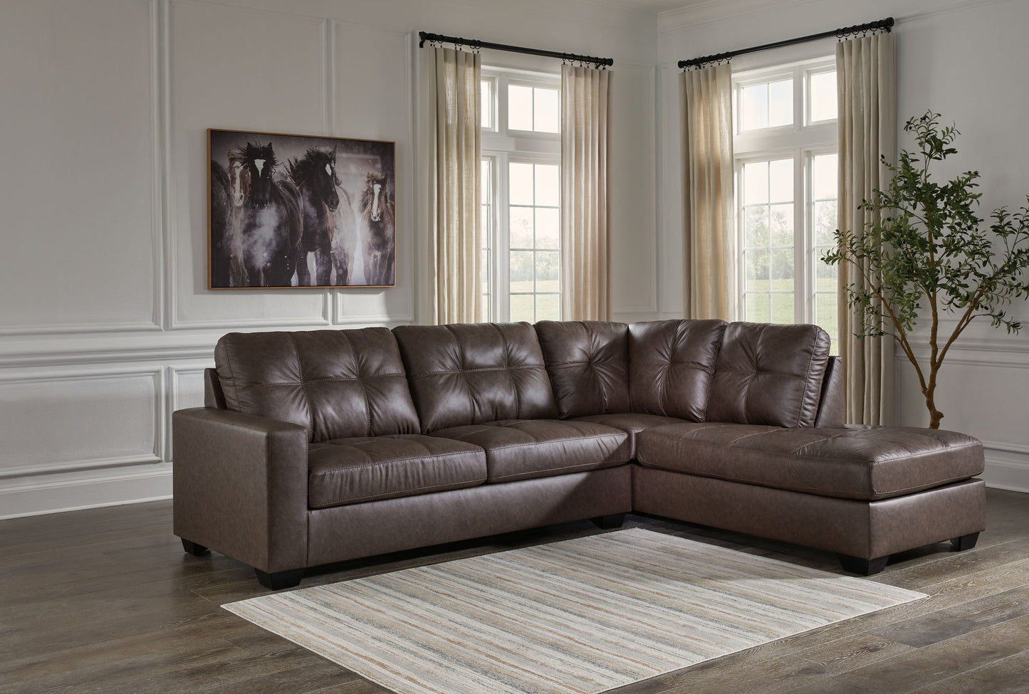 Barlin Mills - Sectional - Hornell Furniture Outlet