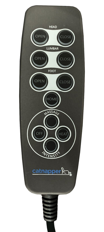 Flynn - Power Lay Flat Reclining Sofa Power Adjustable Headrest & Lumbar And Dual Heat & Massage - Fig - Hornell Furniture Outlet