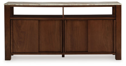 Tobinville - Dark Brown - Accent Cabinet - Hornell Furniture Outlet