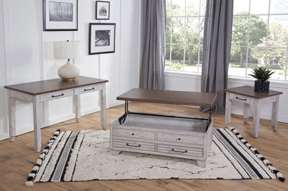 Bear Creek - Lift Top Cocktail - White - Hornell Furniture Outlet