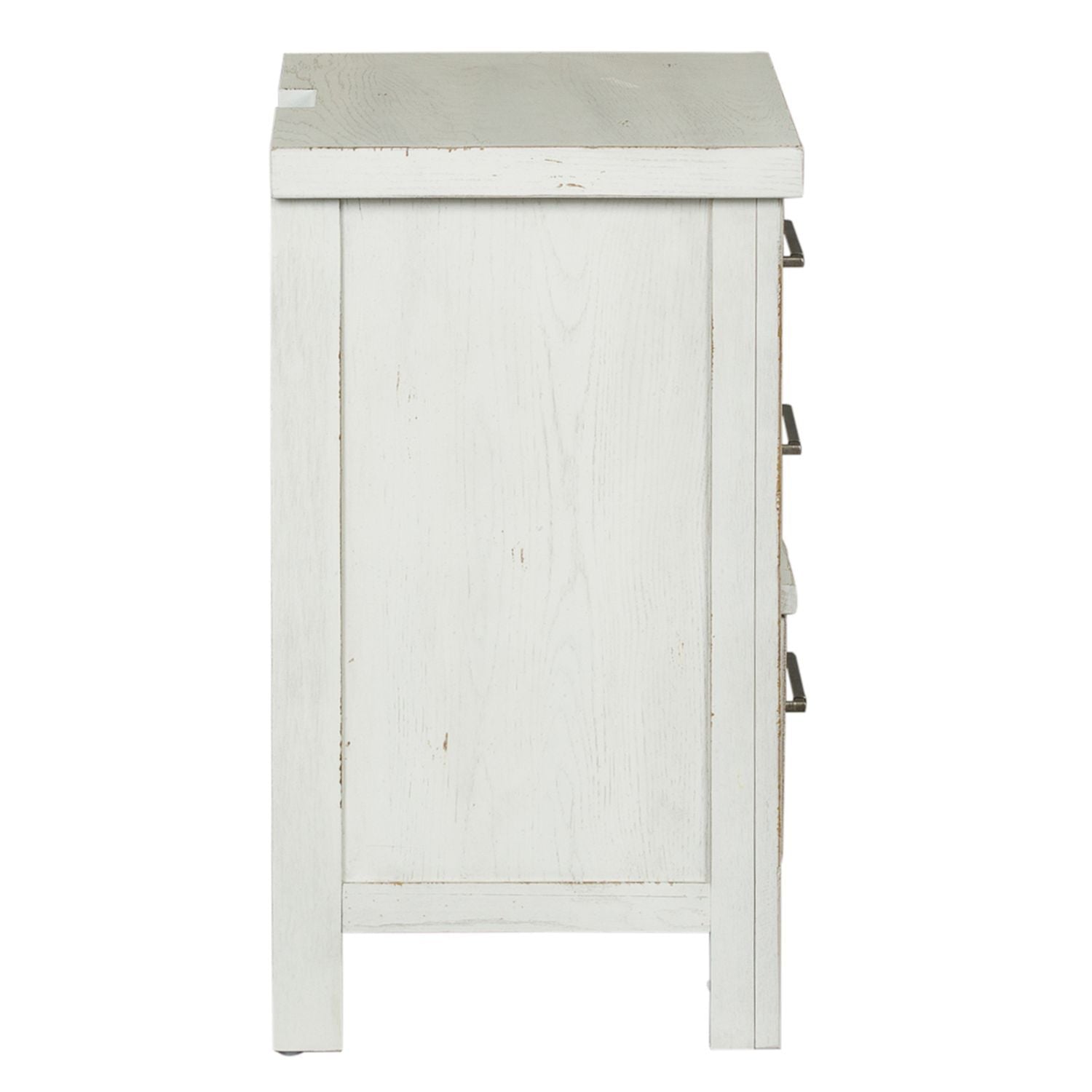 Modern Farmhouse - 3 Drawer Night Stand - Hornell Furniture Outlet