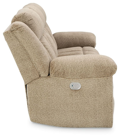 Tip - off - Power Reclining Sofa With Adj Headrest - Hornell Furniture Outlet