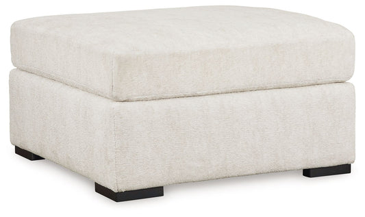 Chessington - Ivory - Oversized Accent Ottoman - Hornell Furniture Outlet