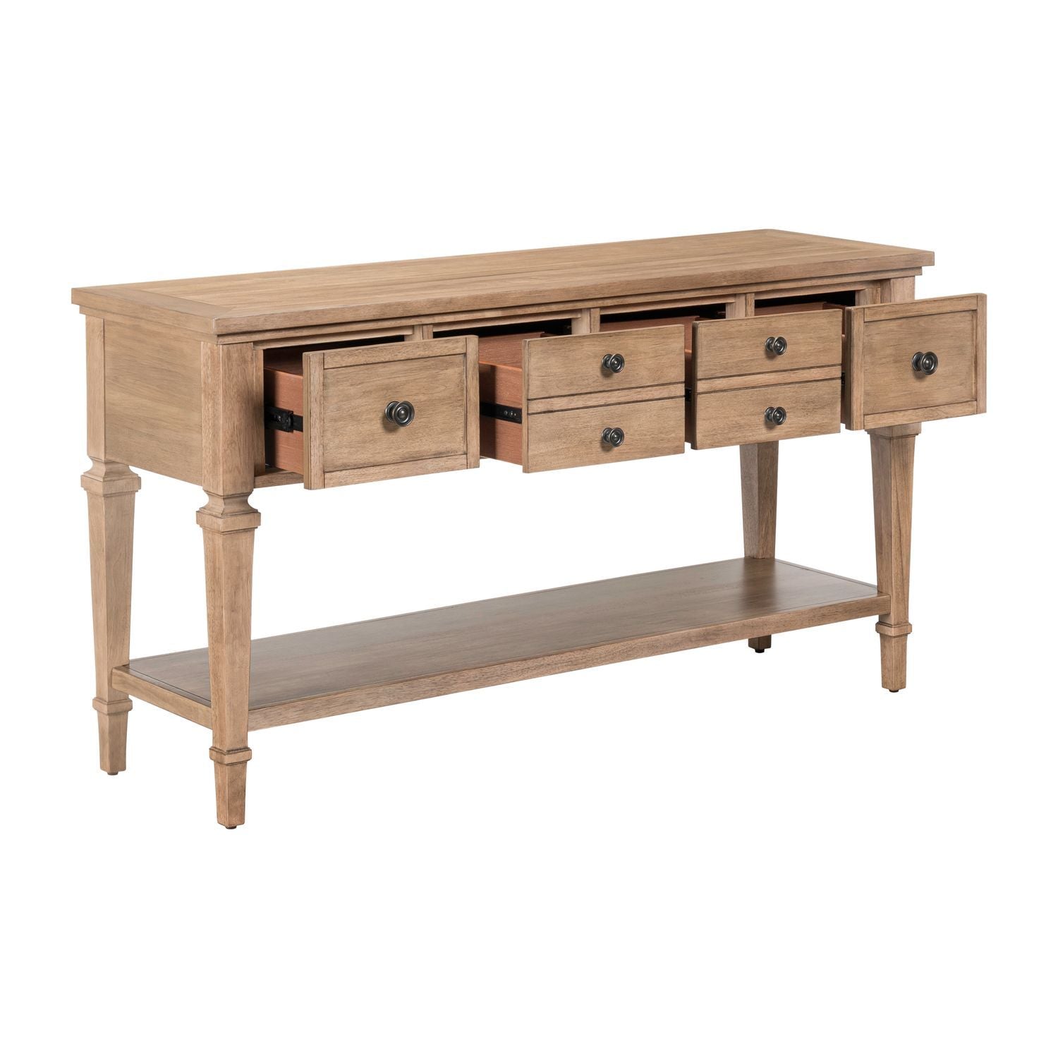 Haven Hills - Sofa Table - Camel Beige - Hornell Furniture Outlet