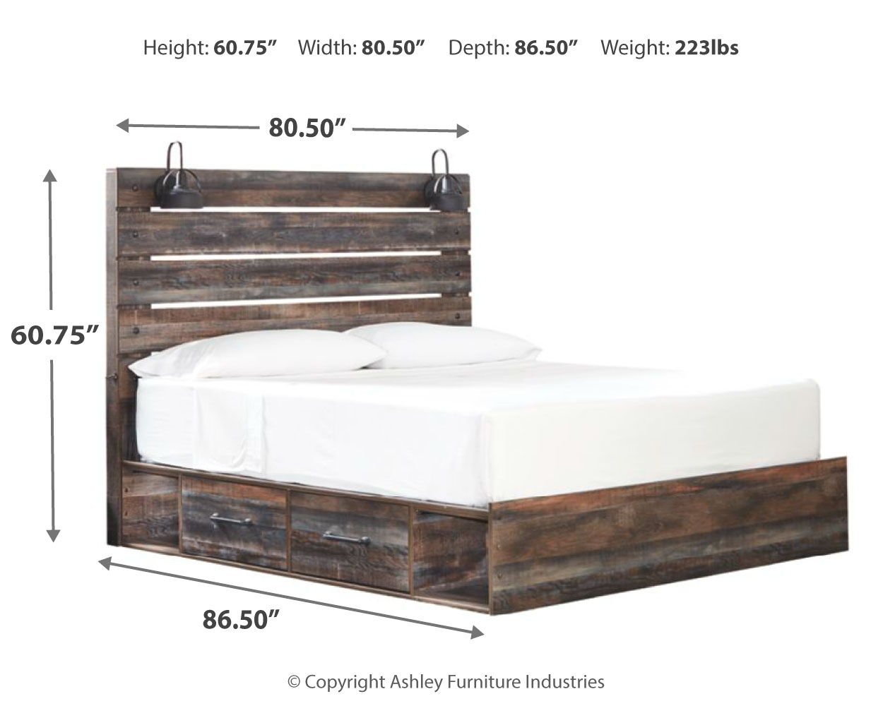 Drystan - Panel Bedroom Set - Hornell Furniture Outlet