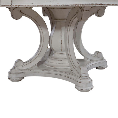 Magnolia Manor - Round Table - White - Hornell Furniture Outlet