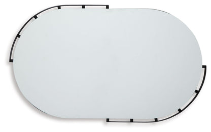 Valkings - Black - Accent Mirror - Hornell Furniture Outlet