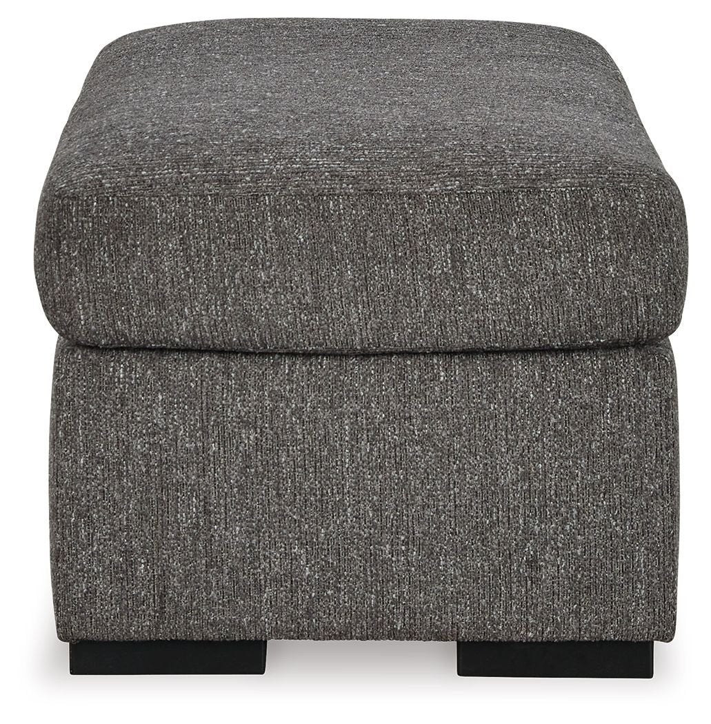 Gardiner - Pewter - Ottoman - Hornell Furniture Outlet