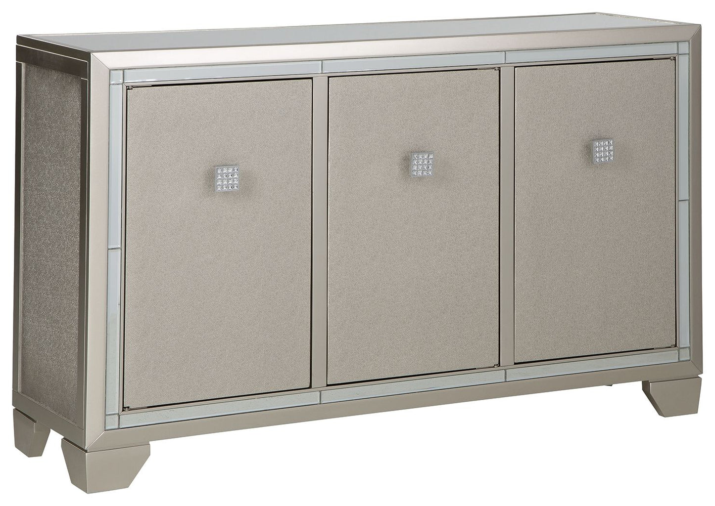 Chaseton - Champagne - Accent Cabinet - Hornell Furniture Outlet