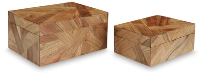 Antford - Brown - Box Set (Set of 2) - Hornell Furniture Outlet