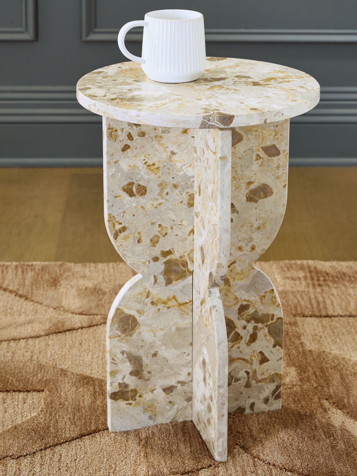 Treygan - Beige - Accent Table - Hornell Furniture Outlet
