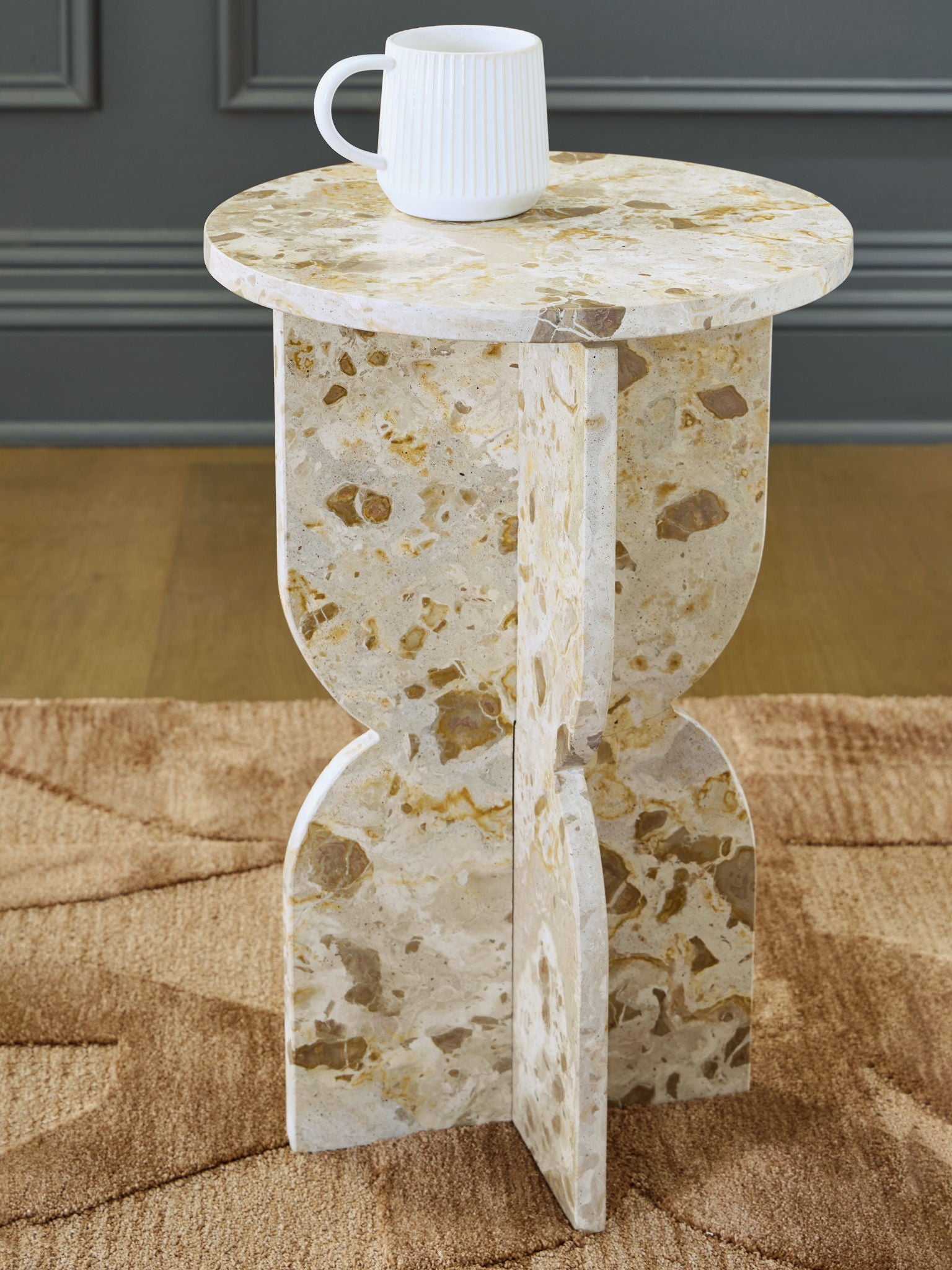 Treygan - Beige - Accent Table - Hornell Furniture Outlet