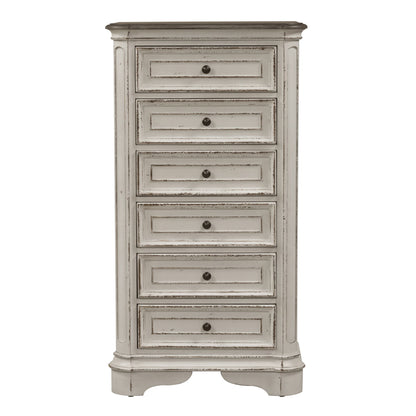 Magnolia Manor - Lingerie Chest - White - Hornell Furniture Outlet