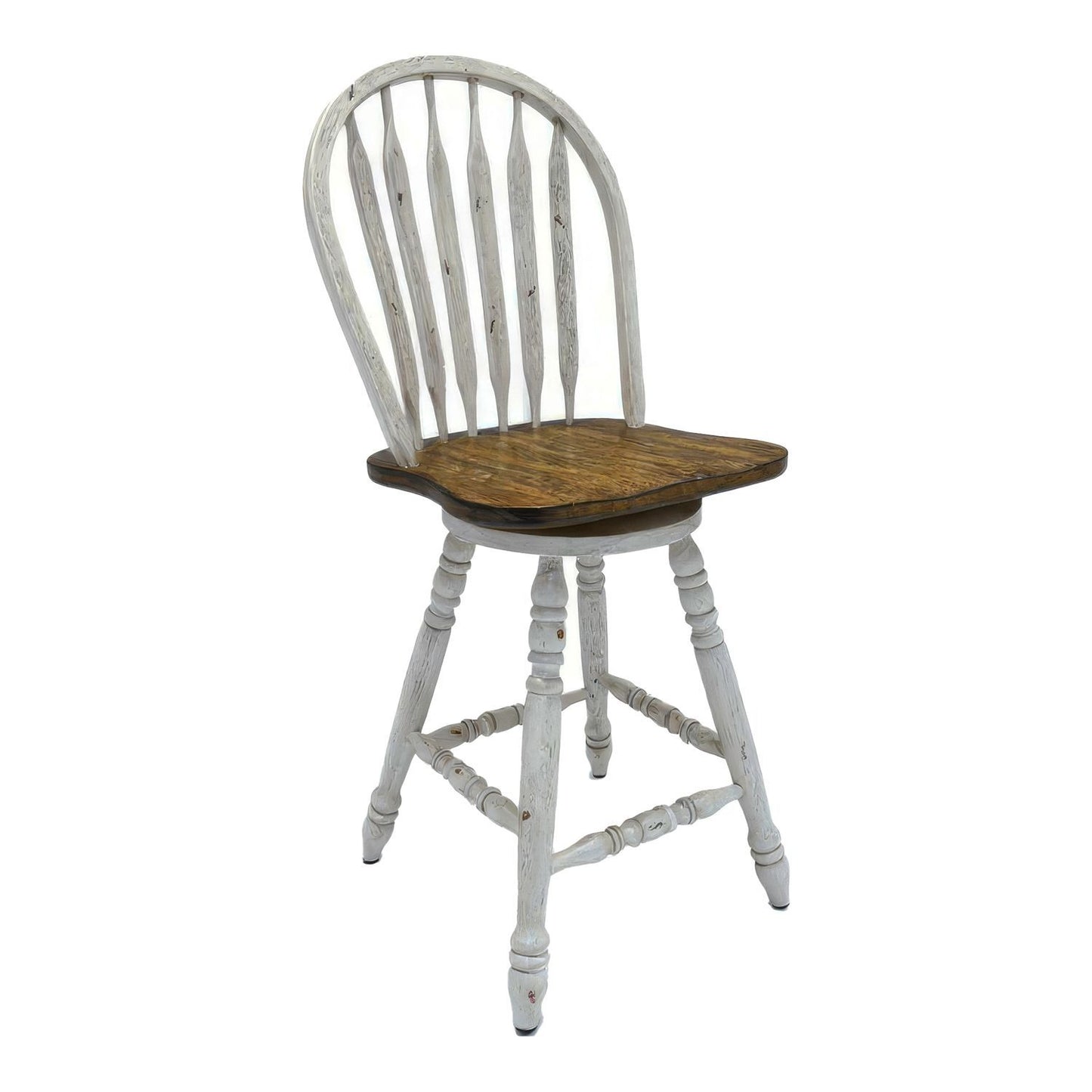Carolina Crossing - Windsor Swivel Counter Chair - Hornell Furniture Outlet