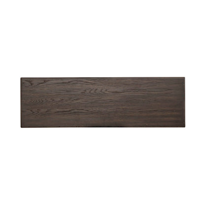 Mill Creek - 2 Drawer Sofa Table - Dark Brown - Hornell Furniture Outlet