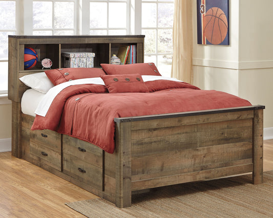 Trinell - Bookcase Storage Bed - Hornell Furniture Outlet