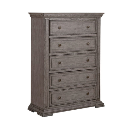 Big Valley - 5 Drawer Chest - Hornell Furniture Outlet