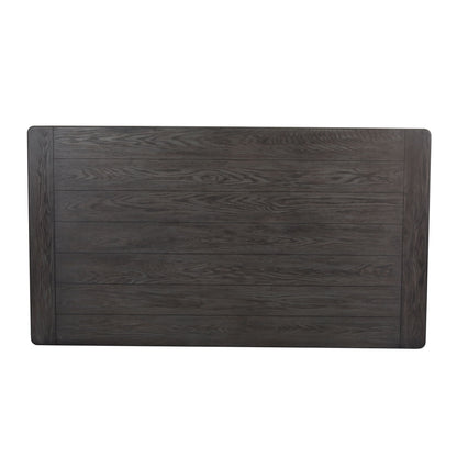 Allyson Park - Rectangular Leg Table - Dark Brown - Hornell Furniture Outlet