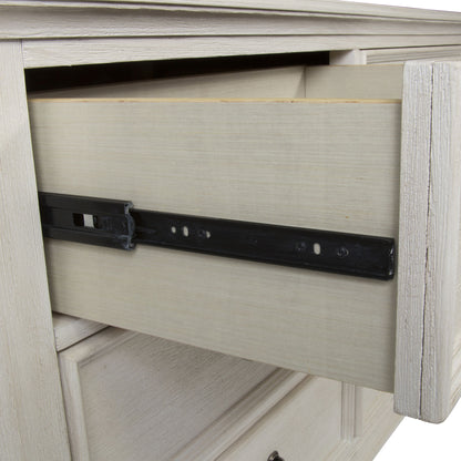 Bayside - 7 Drawer Dresser - White - Hornell Furniture Outlet