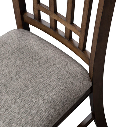 Santa Rosa - Lattice Back Side Chair - Light Brown - Hornell Furniture Outlet