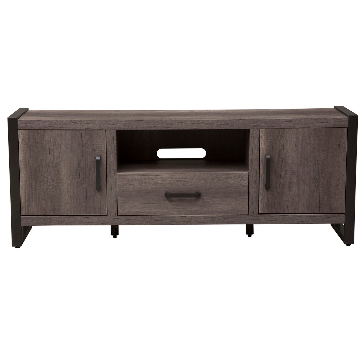 Tanners Creek - Entertainment TV Stand - Dark Gray - Hornell Furniture Outlet
