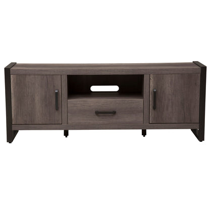 Tanners Creek - Entertainment TV Stand - Dark Gray - Hornell Furniture Outlet