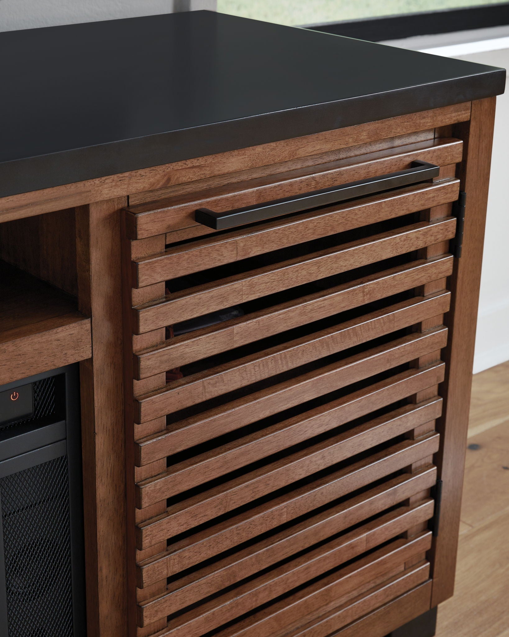 Kallari - TV Stand With Fireplace Option - Hornell Furniture Outlet