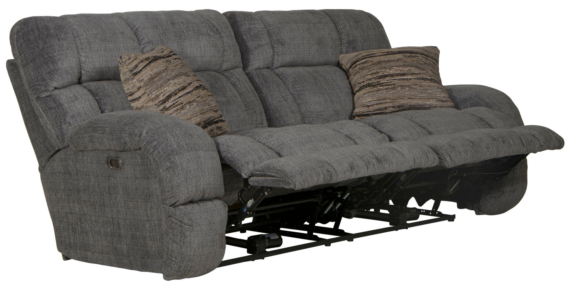 Ashland - Power Lay Flat Reclining Sofa - Hornell Furniture Outlet