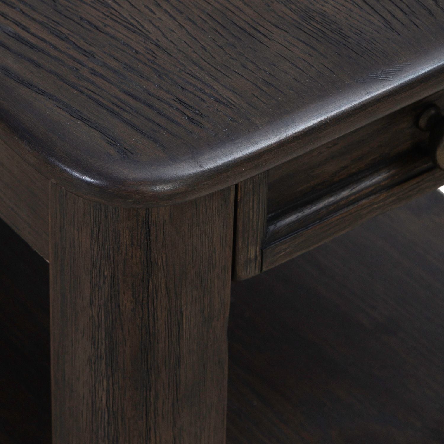 Wallace - Chair Side Table - Brown - Hornell Furniture Outlet