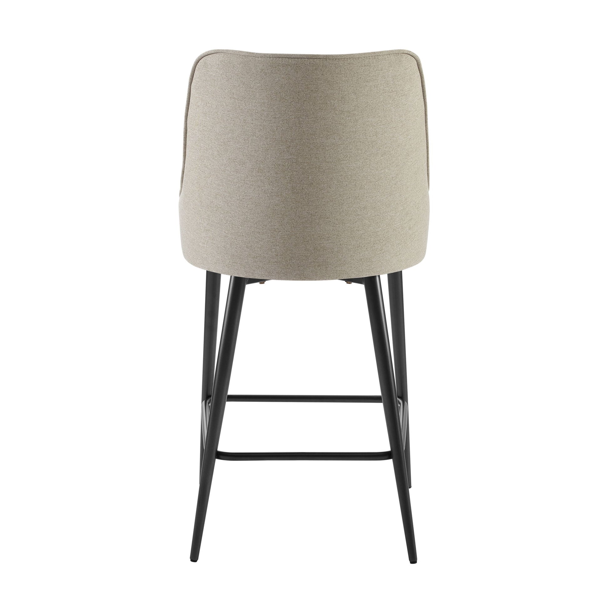 Olson - Counter Chair (Set of 2) - Khaki - Hornell Furniture Outlet