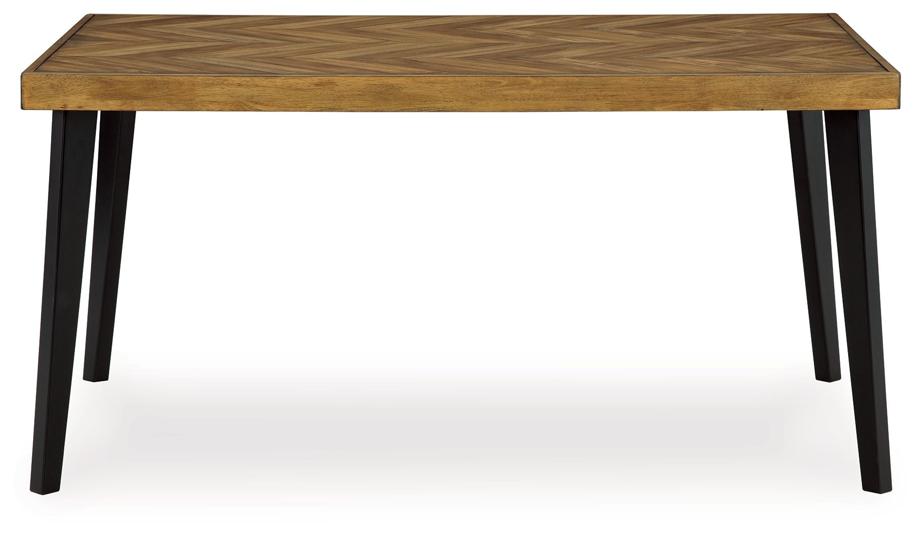 Blondon - Brown / Black - Rectangular Drm Table Set (Set of 7) - Hornell Furniture Outlet