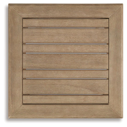 Gerianne - Square End Table - Brown - Hornell Furniture Outlet