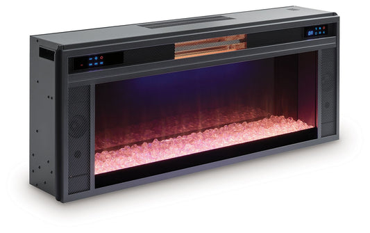 Entertainment Accessories - Black - Fireplace Insert - Hornell Furniture Outlet