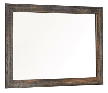 Drystan - Dresser, Mirror, Bookcase Bed Set - Hornell Furniture Outlet