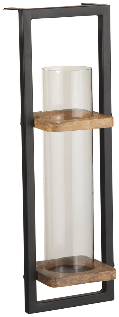 Colburn - Natural / Black - Wall Sconce - Hornell Furniture Outlet
