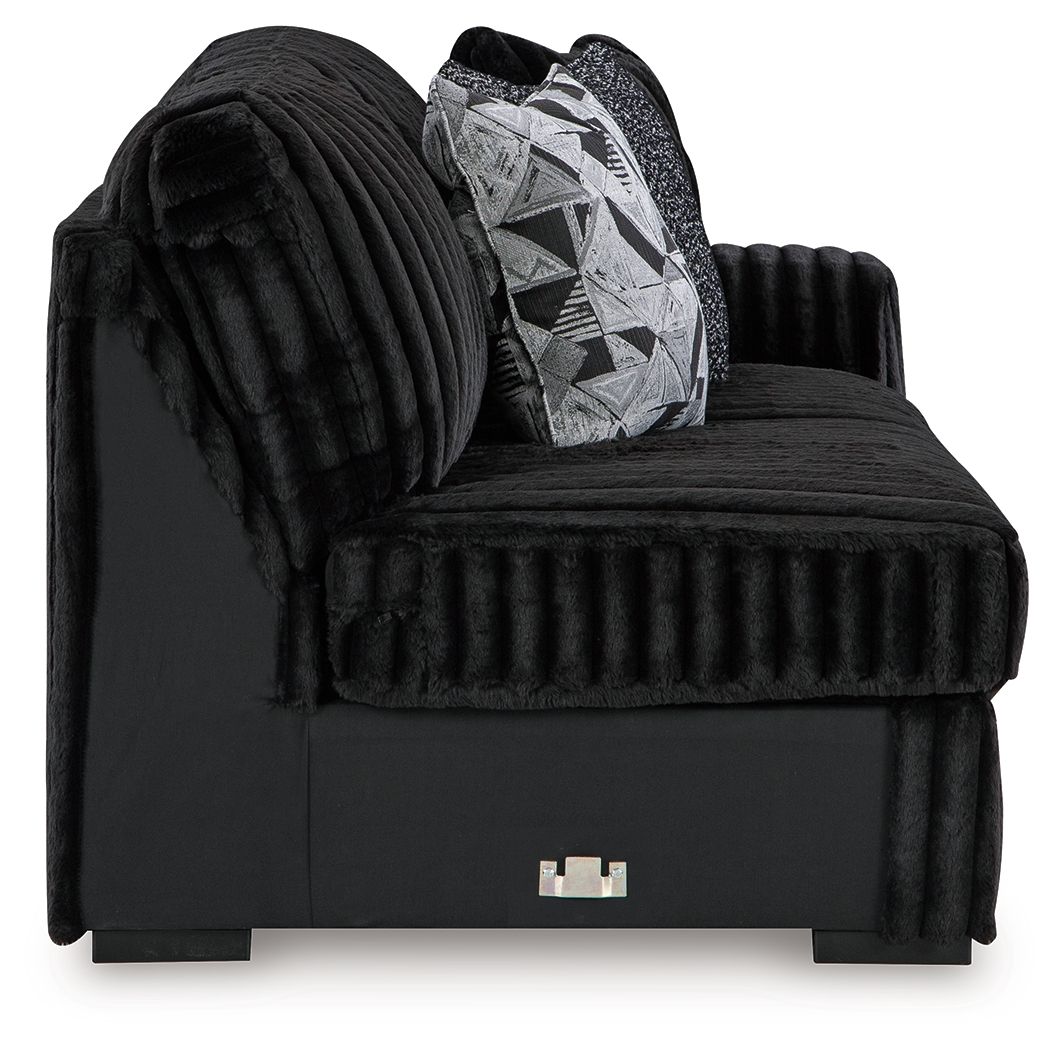 Midnight - Madness - Sectional - Hornell Furniture Outlet