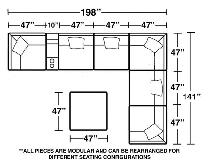 Posh - Modular Sectional - Hornell Furniture Outlet