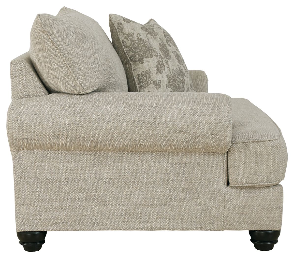 Asanti - Fog - Chair and a Half - Hornell Furniture Outlet