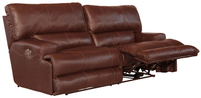 Wembley - Power Headrest With Lumbar Lay Flat Reclining Sofa - Hornell Furniture Outlet